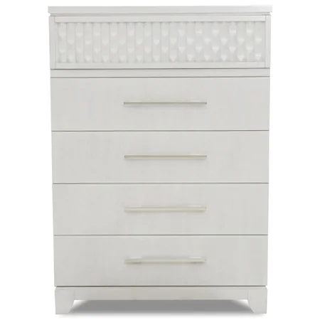 Contemporary Five Drawer Chest